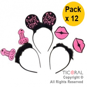 VINCHA DESPEDIDA DE SOLTERA MODELOS SURTIDOS x 12